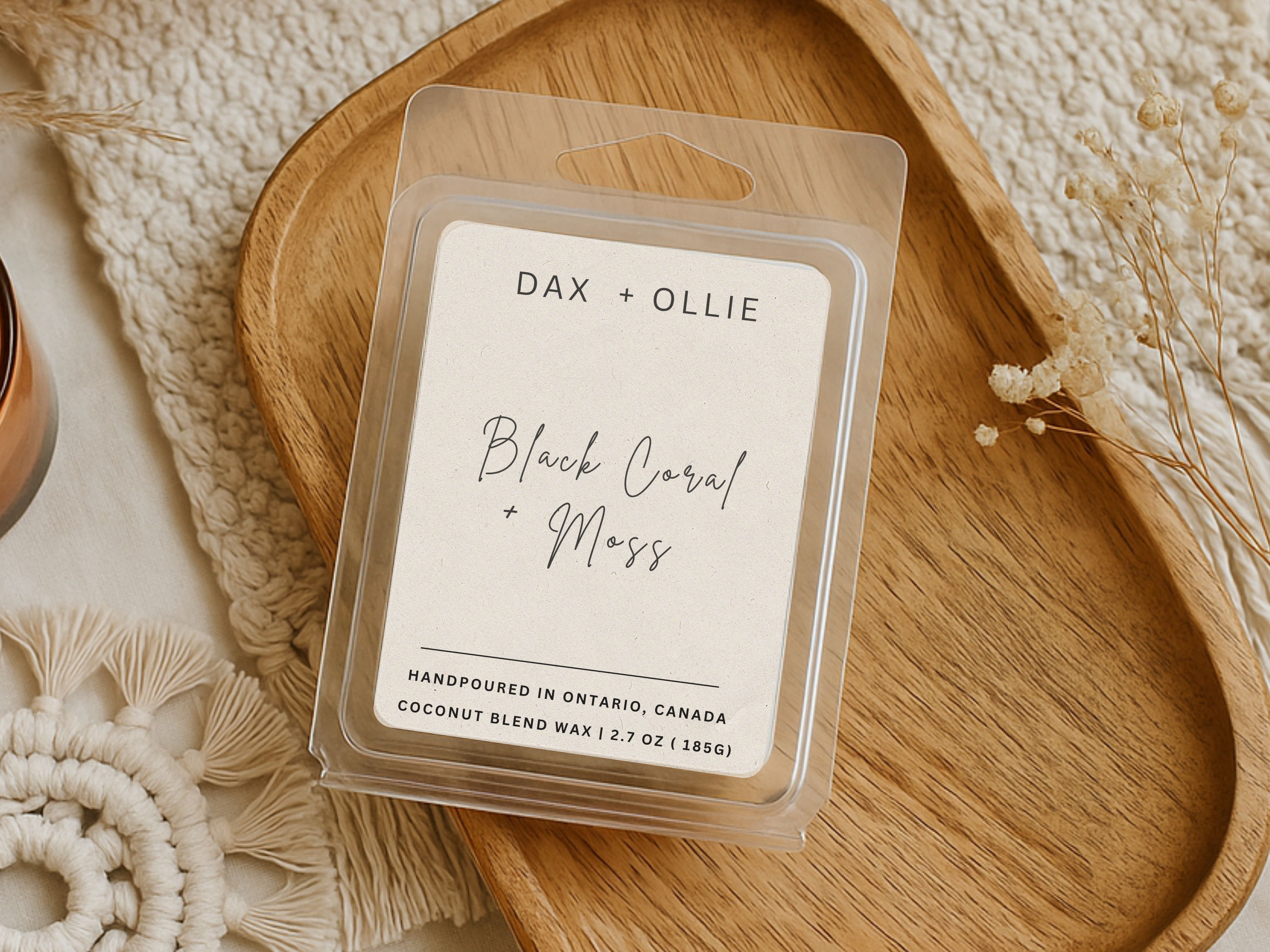 Black Coral + Moss Wax Melt