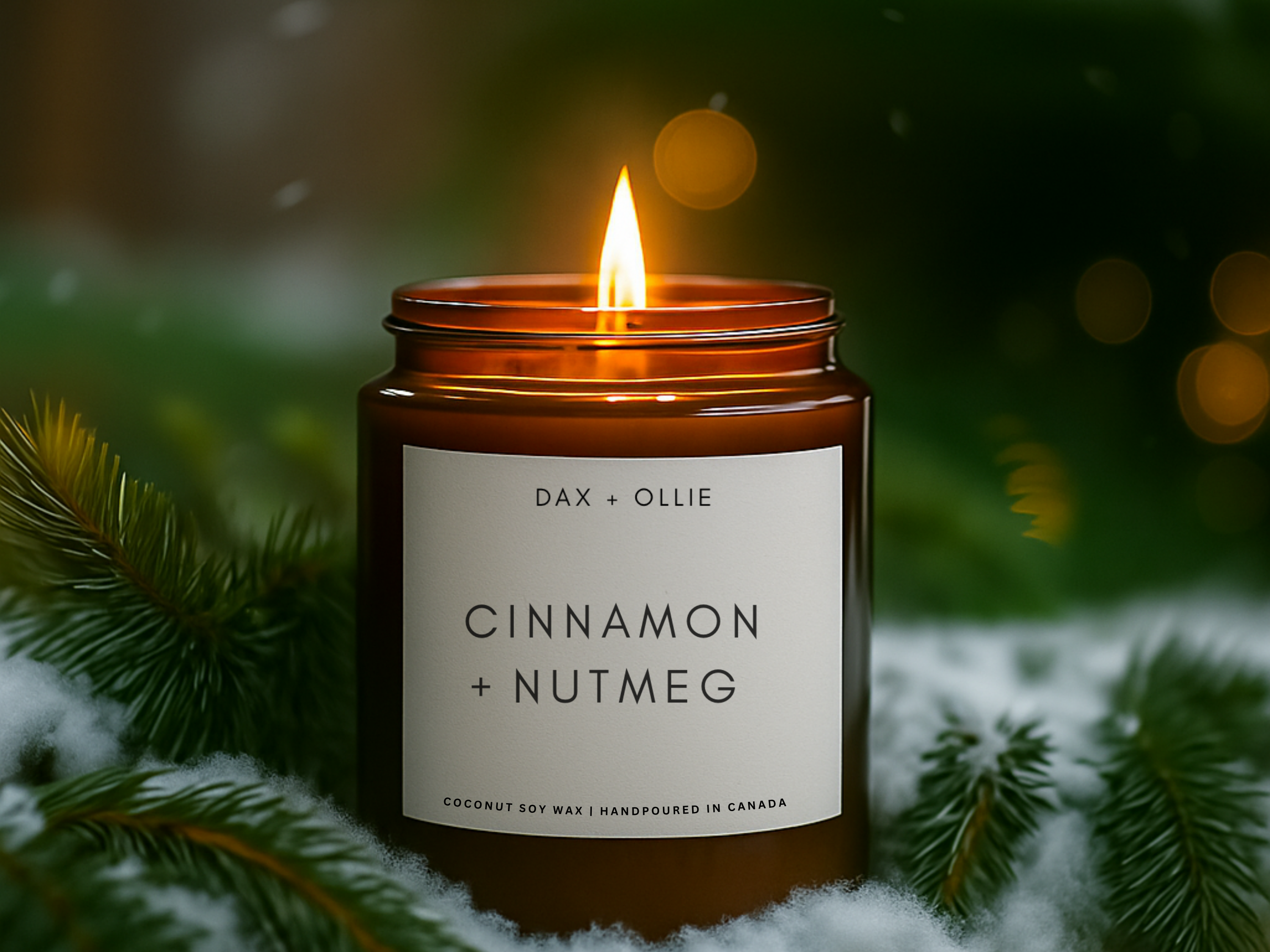 Cinnamon + Nutmeg - Gingerbread Candle