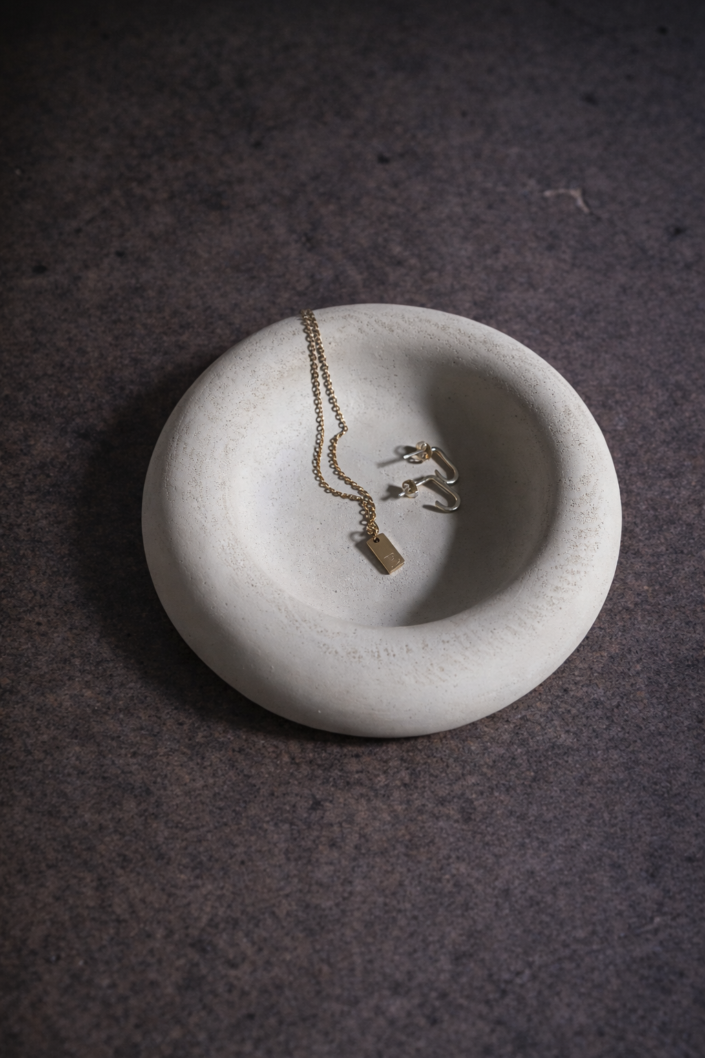 Natural Round Jewellery Dish