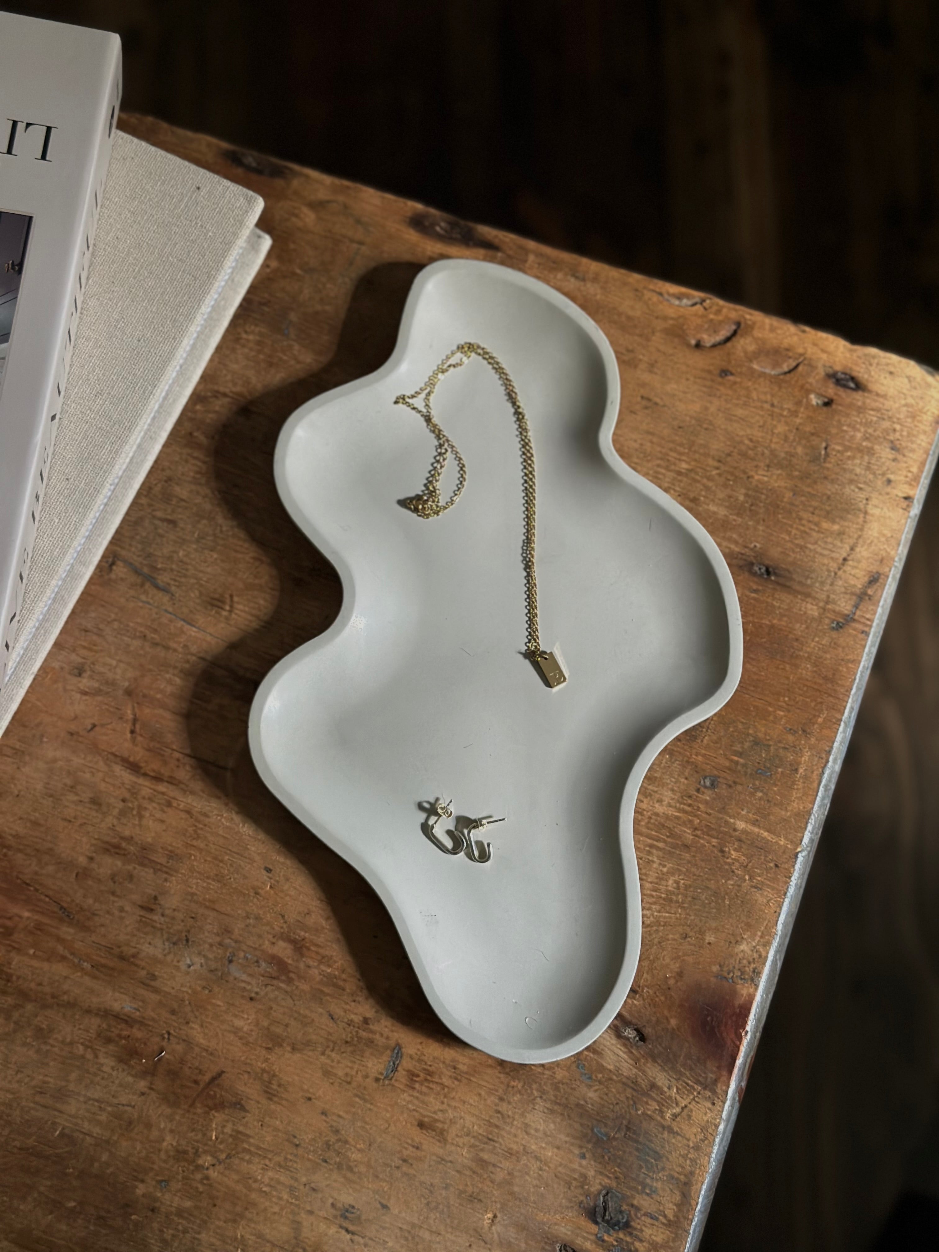 Natural Wave Jewelry Dish