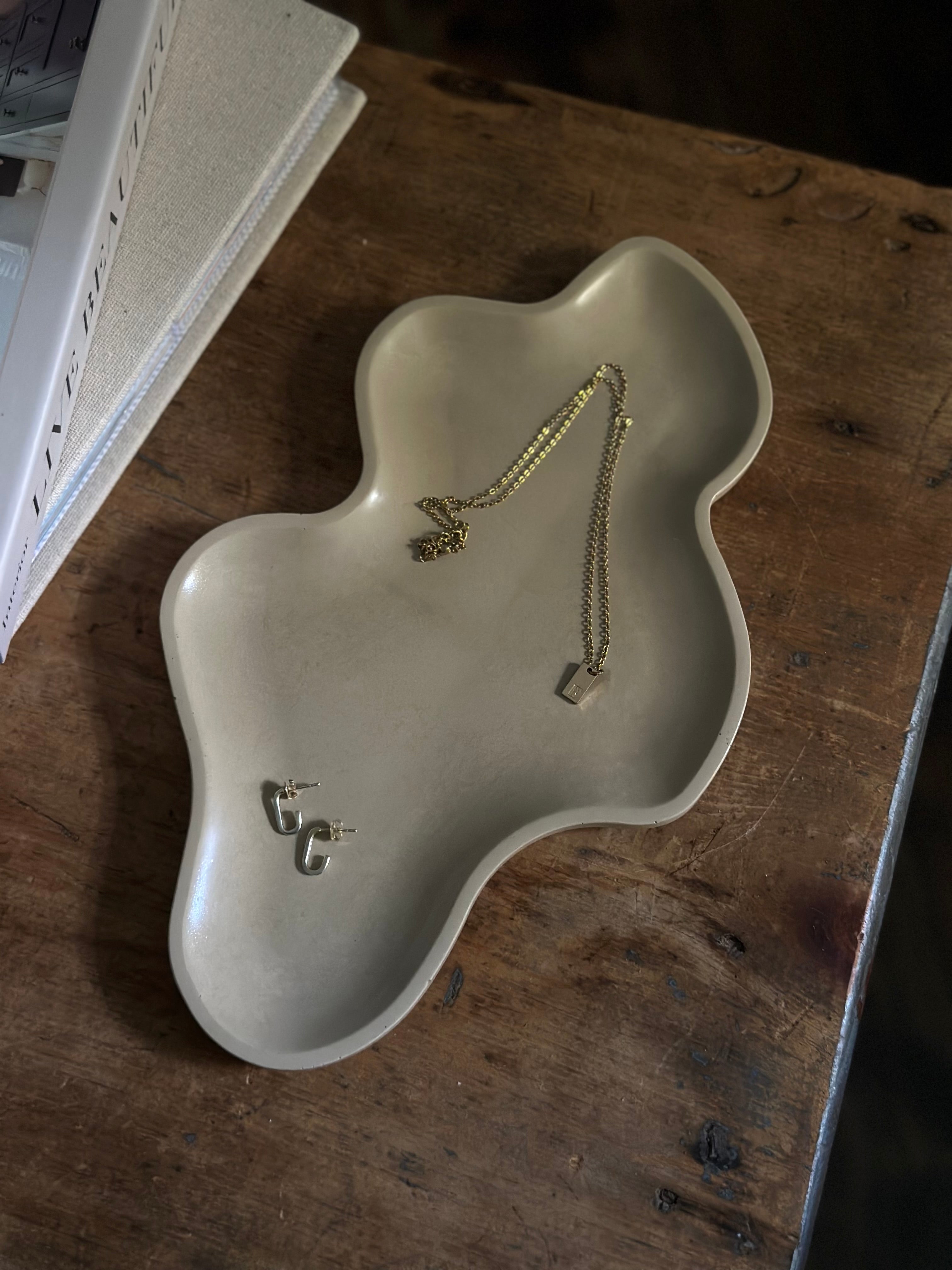 Wave Jewelry Dish - Sand