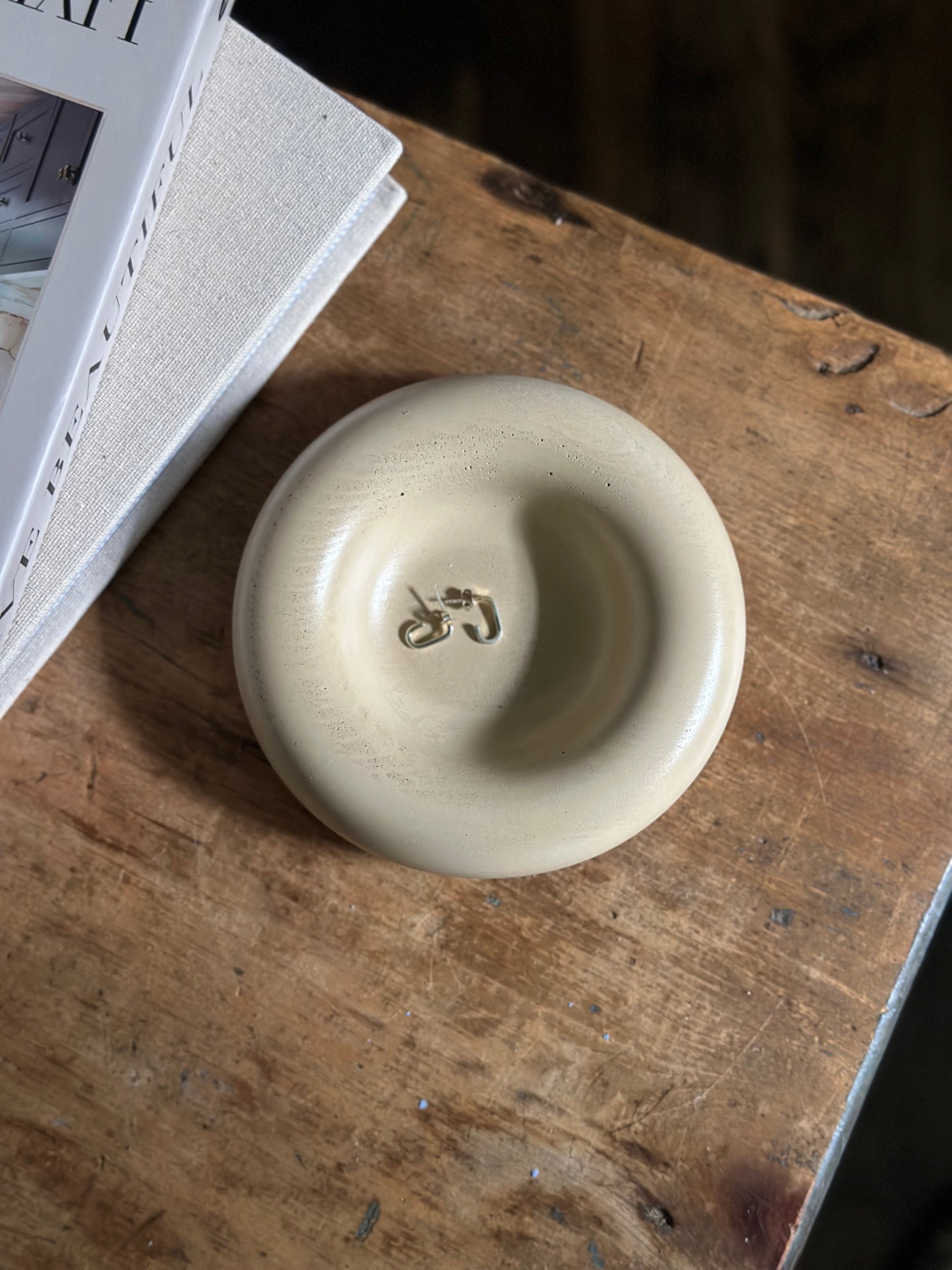 Round Jewellery Dish - Sand