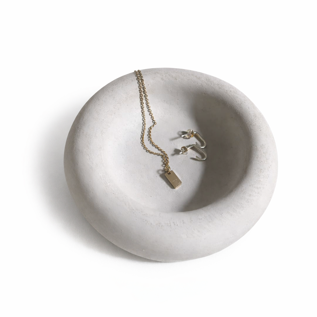 Natural Round Jewellery Dish
