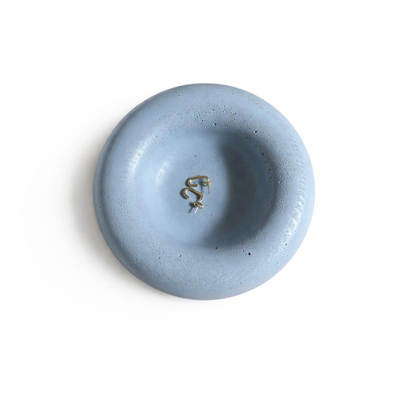 Round Concrete Jewellery Dish