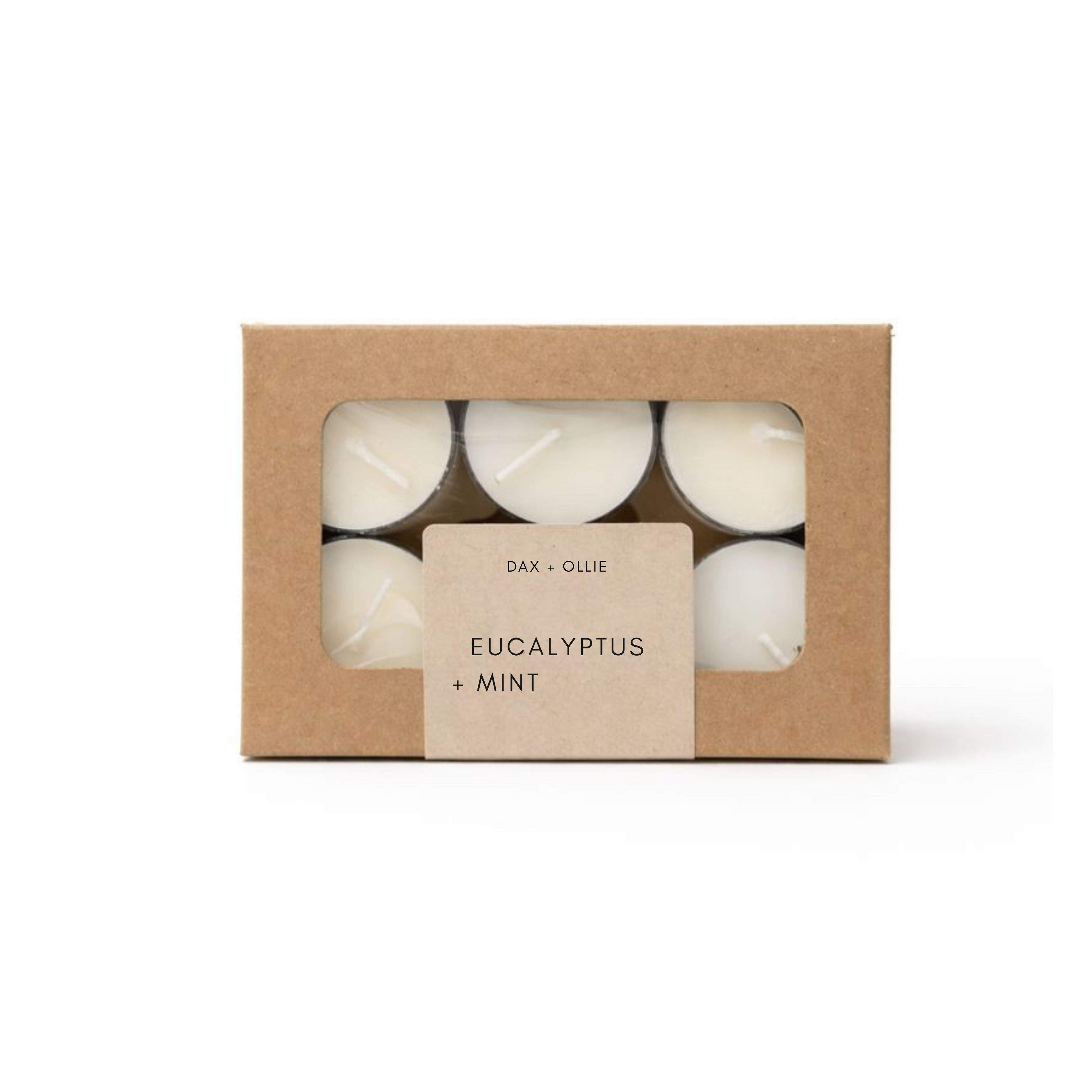 Eucalyptus + Mint: Coconut Soy Wax Tea Lights