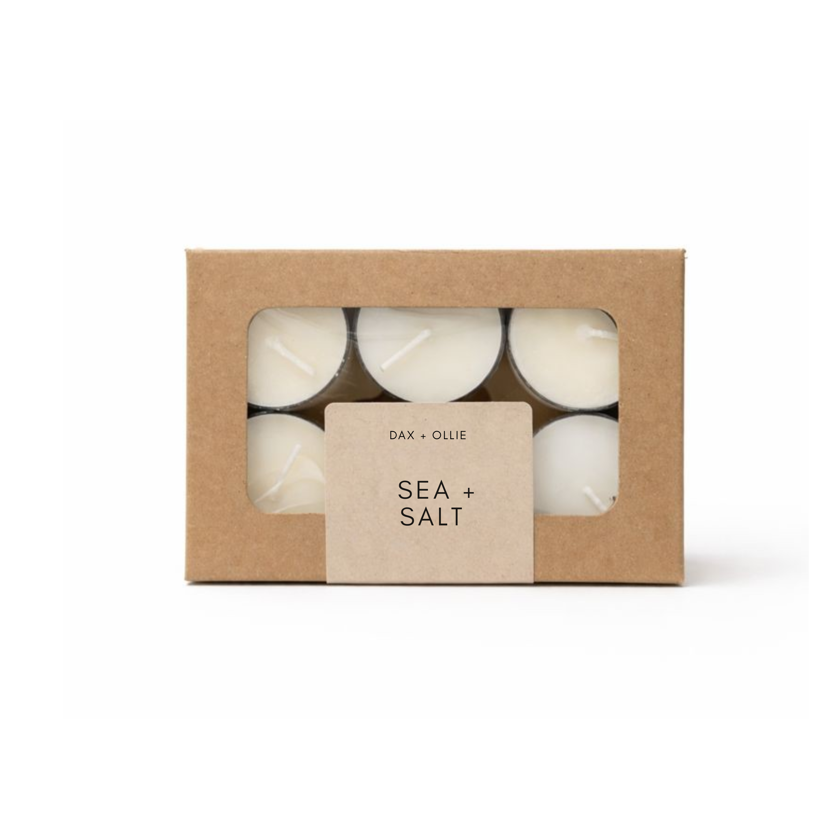 Sea + Salt: Coconut Soy Wax Tea Lights